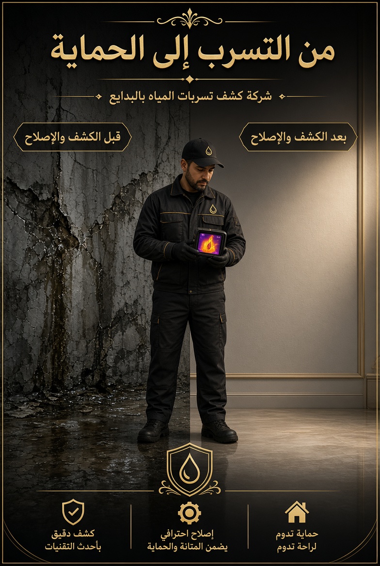 شركة كشف تسربات المياه بالبدائع